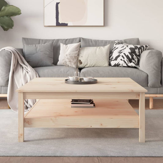 Coffee table 100x100x40 cm solid pine