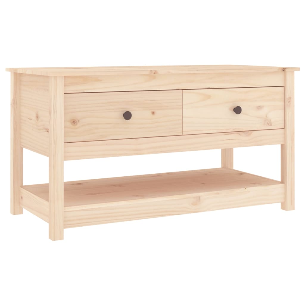 Coffee table 102x49x55 cm solid pine wood