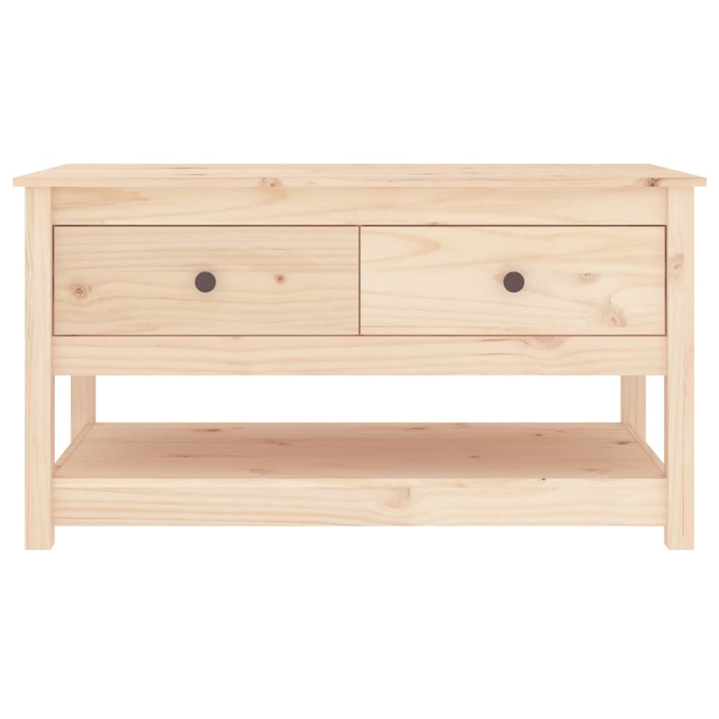 Coffee table 102x49x55 cm solid pine wood