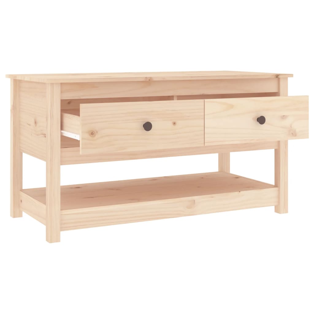 Coffee table 102x49x55 cm solid pine wood