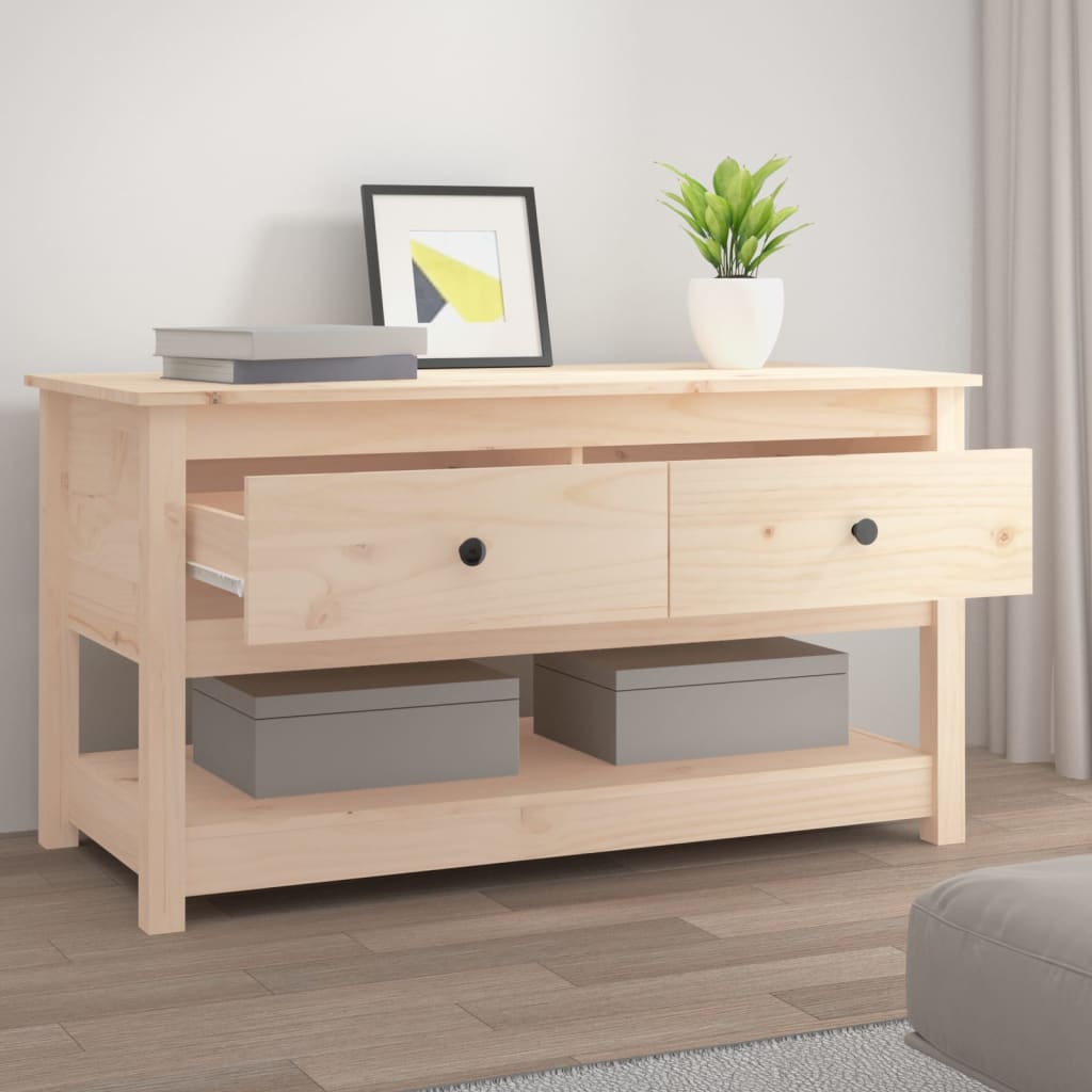 Coffee table 102x49x55 cm solid pine wood