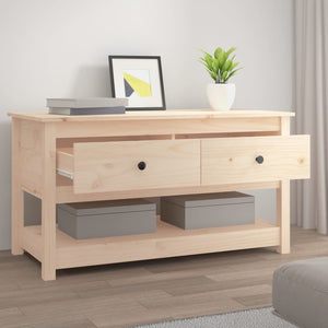 Coffee table 102x49x55 cm solid pine wood