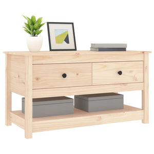 Coffee table 102x49x55 cm solid pine wood