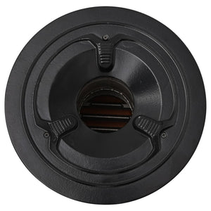 Wood stove for camping black 50x33.5x30.5 cm steel