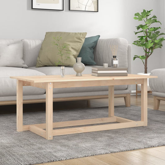 Coffee table 110x55x45 cm solid pine wood