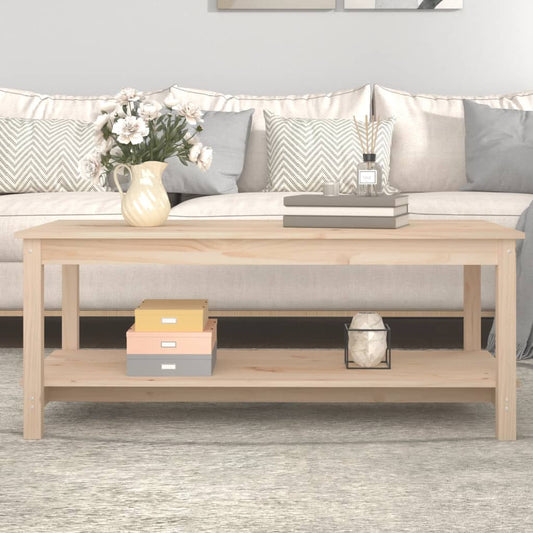 Coffee table 110x55x45 cm solid pine wood