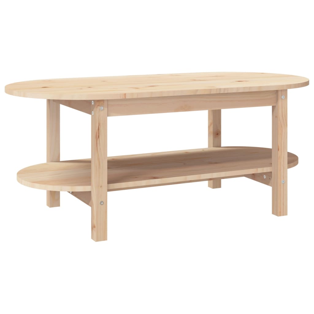 Coffee table 110x55x45 cm solid pine wood