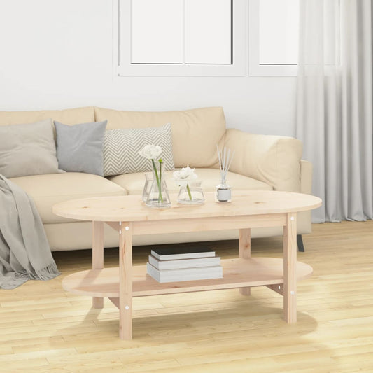 Coffee table 110x55x45 cm solid pine wood