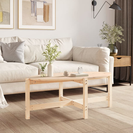 Coffee table 118x63x45 cm solid pine wood