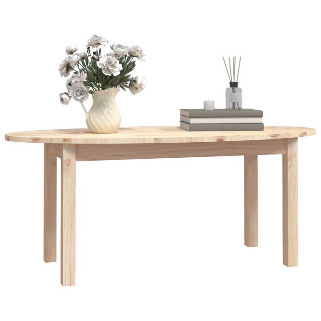 Coffee table 110x55x45 cm solid pine wood