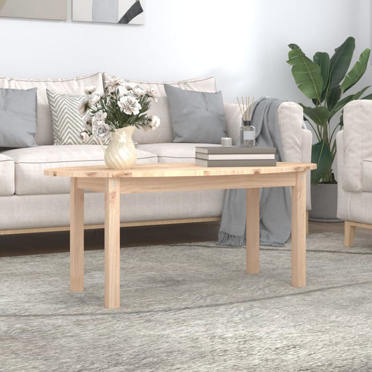 Coffee table 110x55x45 cm solid pine wood
