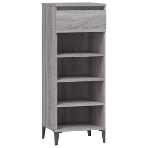 Shoe shelf gray sonoma 40x36x105 cm engineered wood