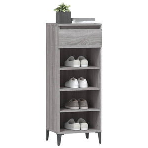 Shoe shelf gray sonoma 40x36x105 cm engineered wood