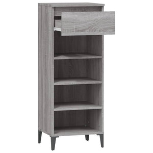 Shoe shelf gray sonoma 40x36x105 cm engineered wood