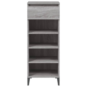 Shoe shelf gray sonoma 40x36x105 cm engineered wood