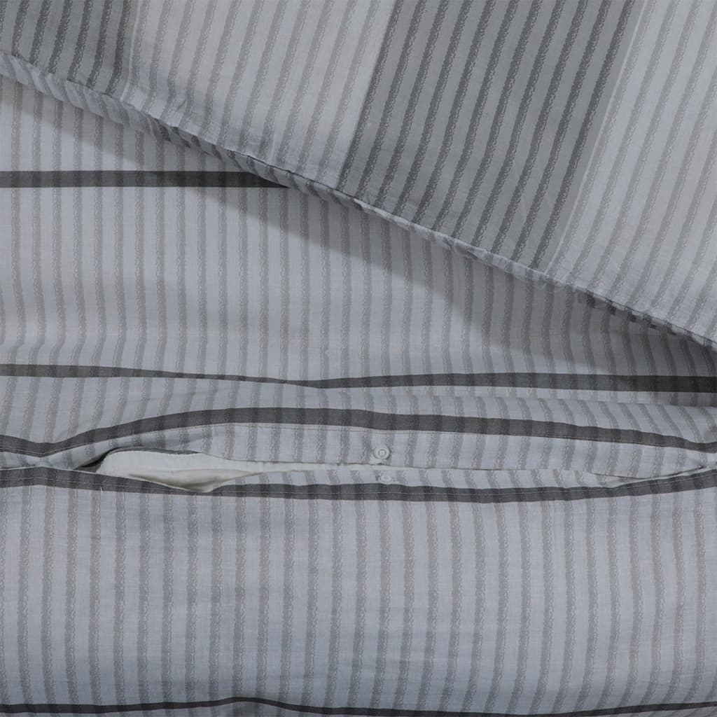 Bedding set gray 200x200 cm cotton