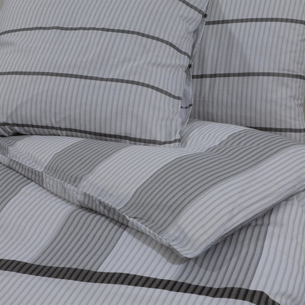 Bedding set gray 200x200 cm cotton