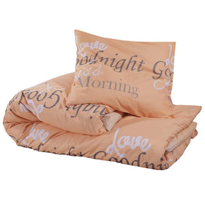 Bedding set pink 140x200 cm cotton