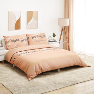 Bedding set pink 140x200 cm cotton