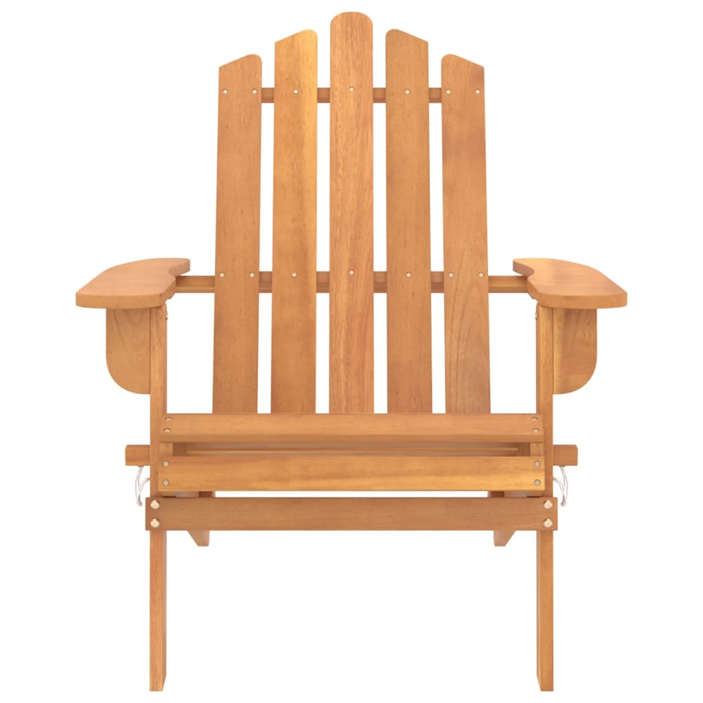 Adirondack garden chairs 2 pcs solid acacia wood