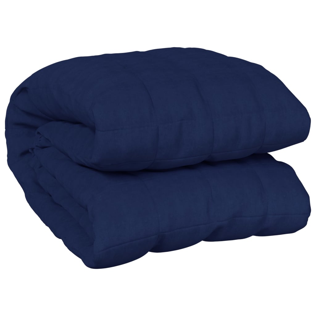 Weighted blanket blue 220x260 cm 11 kg fabric