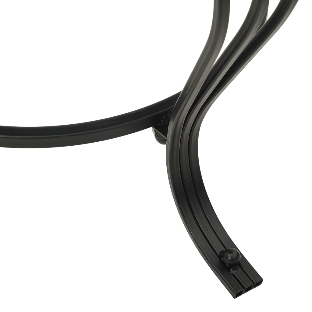 Fire bowl with fire rake 49 cm steel