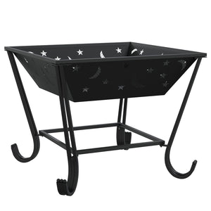 Fire pit with fire rake 50 cm XXL steel
