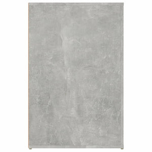 Desk cabinet concrete grey 100x49x75 cm engineered wood