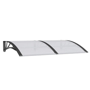Sunshade black 150x100 cm polycarbonate