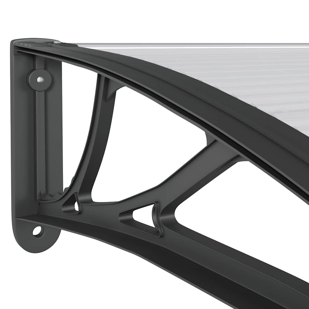 Sunshade black 150x100 cm polycarbonate