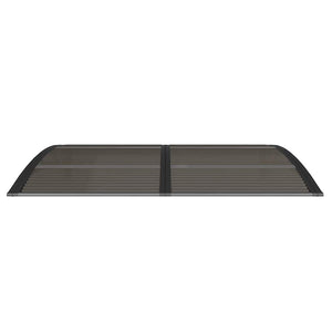 Sunshade black 150x100 cm polycarbonate