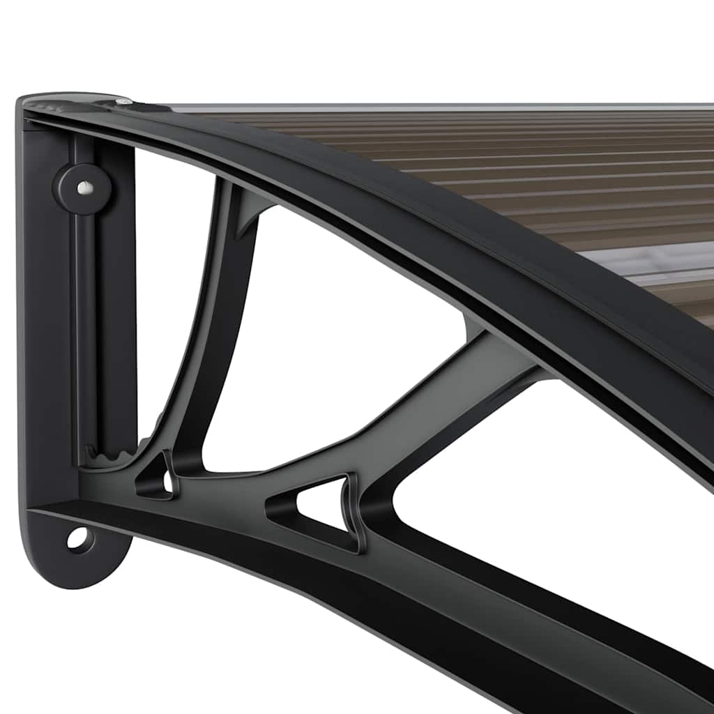Sunshade black 150x100 cm polycarbonate