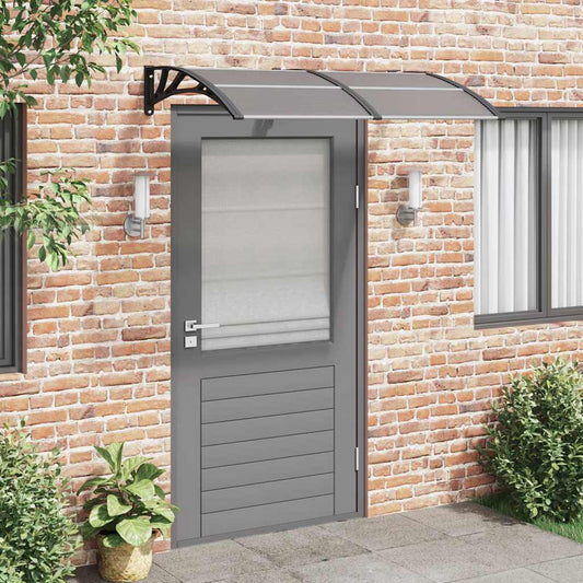 Sunshade black 150x75 cm polycarbonate