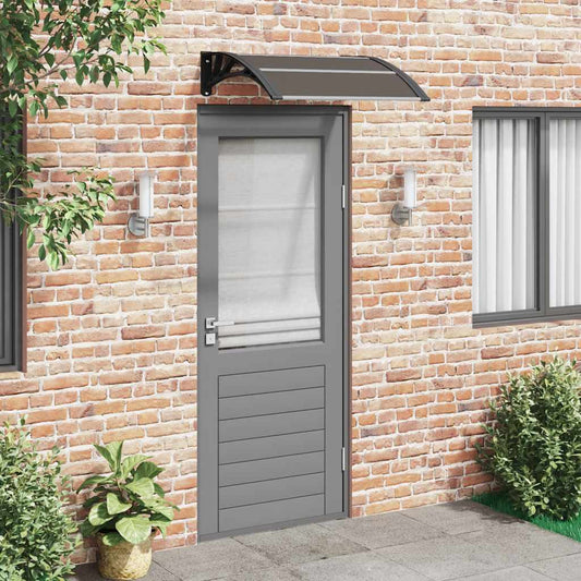 Sunshade black 80x75 cm polycarbonate