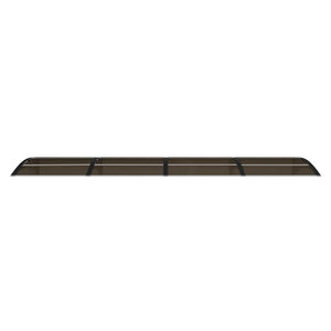 Sunshade canopy black 350x75 cm polycarbonate