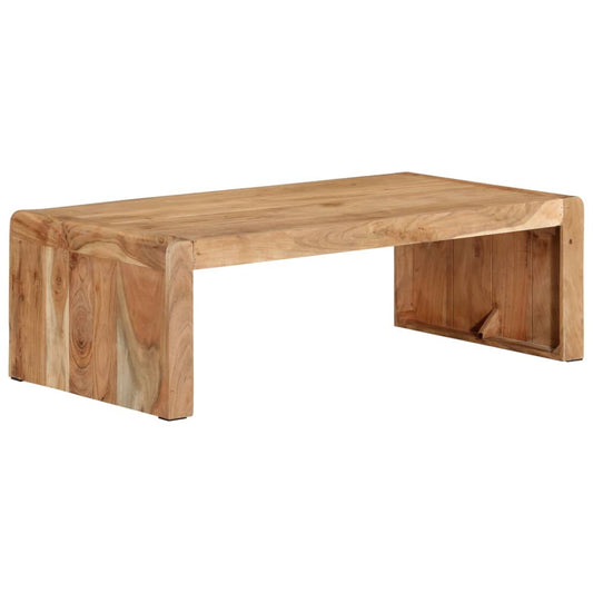 Coffee table 110x55x35 cm solid acacia wood