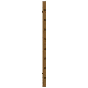 Wall-mounted headboard honey brown 156x3x63 cm solid pine wood