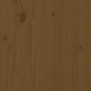 Wall-mounted headboard honey brown 156x3x63 cm solid pine wood