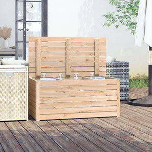 Garden box 101x50.5x46.5 cm solid pine wood