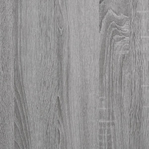 Hanging TV bench gray sonoma 100x30x26.5 cm engineered wood