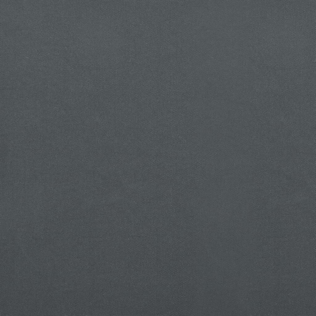 Retractable awning anthracite 3.5x2.5 m fabric and aluminum