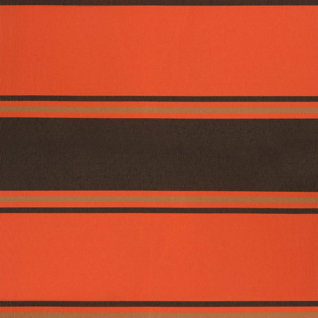 Automatic retractable awning orange and brown 3.5x2.5 m