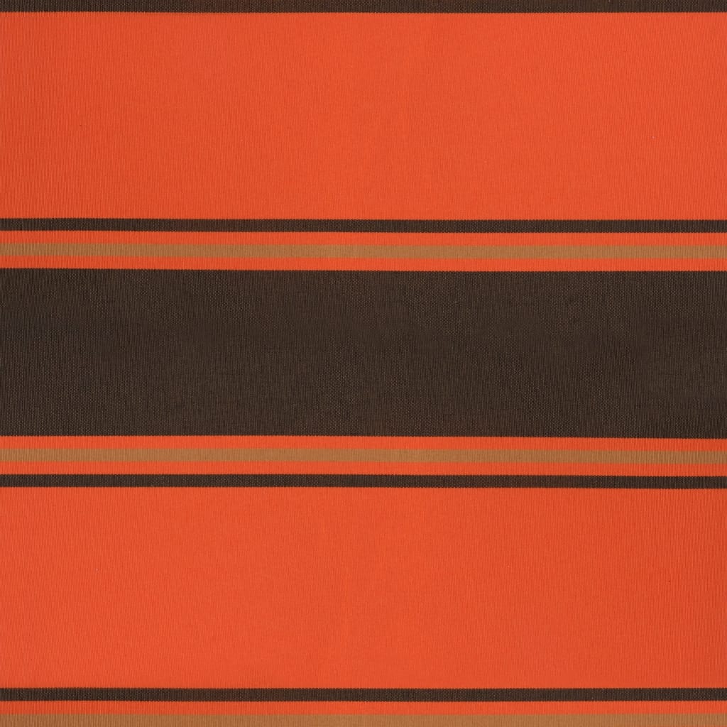 Automatic retractable awning orange and brown 4.5x3 m
