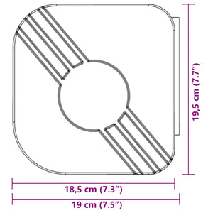 Retractable awning anthracite 3.5x2.5 m fabric and aluminum