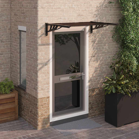 Sunshade black 122x90 cm polycarbonate