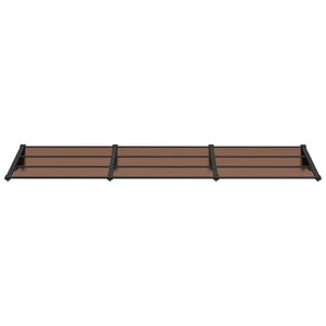 Sunshade canopy black 297.5x90 cm polycarbonate