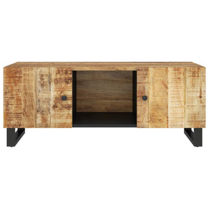 Coffee table 100x54x40 cm solid mango wood and engineered wood