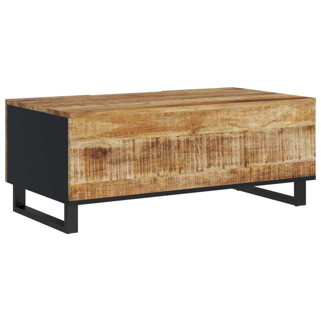 Coffee table 100x54x40 cm solid mango wood and engineered wood