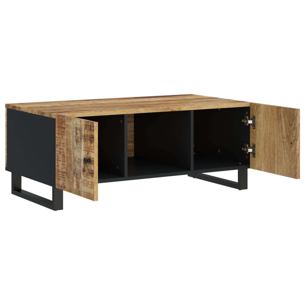 Coffee table 100x54x40 cm solid mango wood and engineered wood