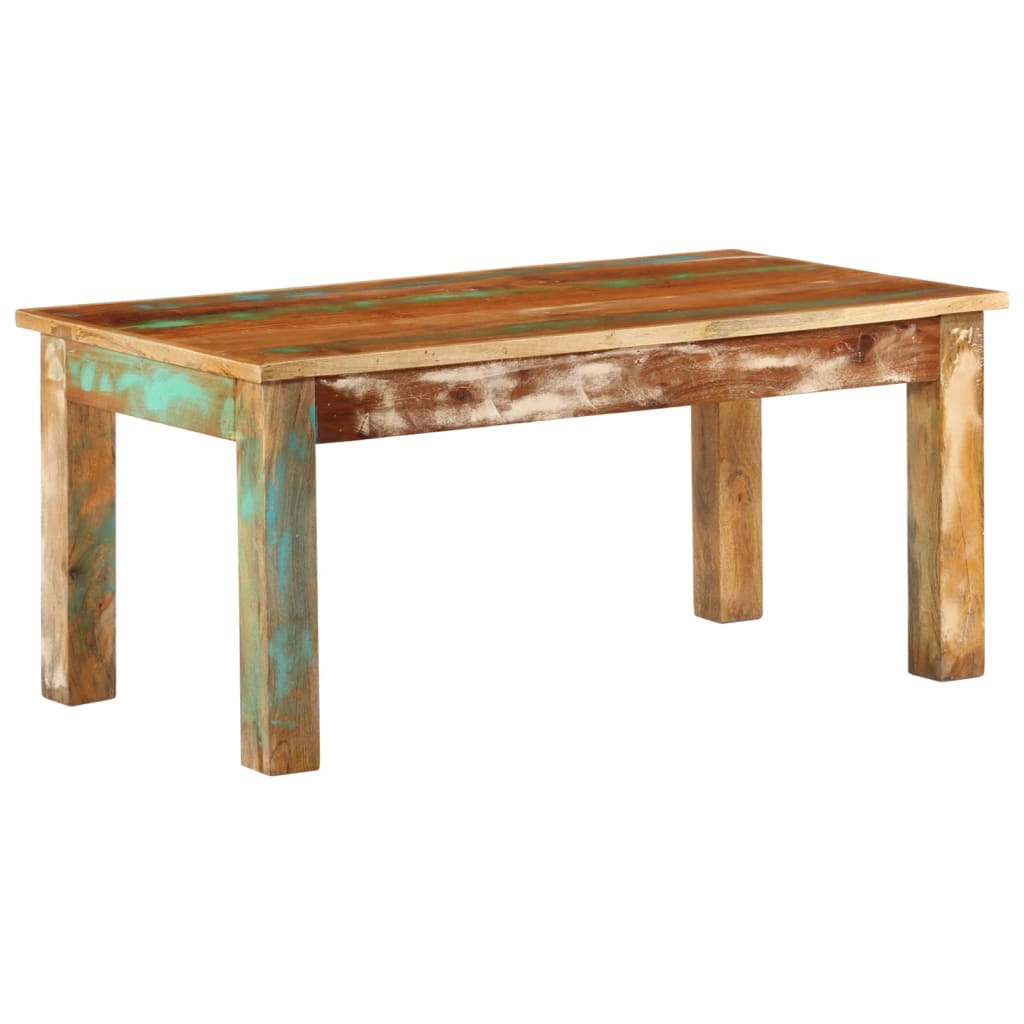 Coffee table 100x55x45 cm reclaimed solid wood